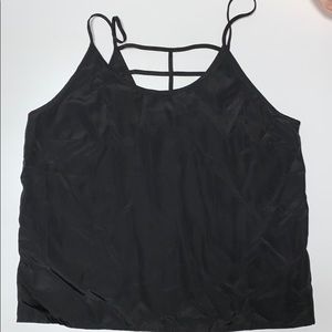 Black tank top